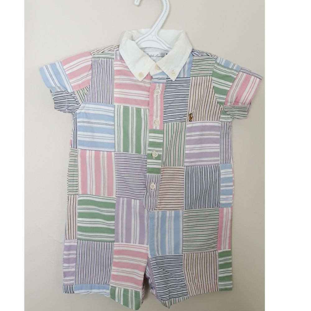 Ralph Lauren Multicolored Boys One Piece S…